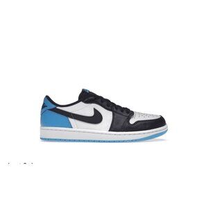 Jordan 1 Retro Low OG Black Dark Powder Blue Size 10.5- CZ0790-104